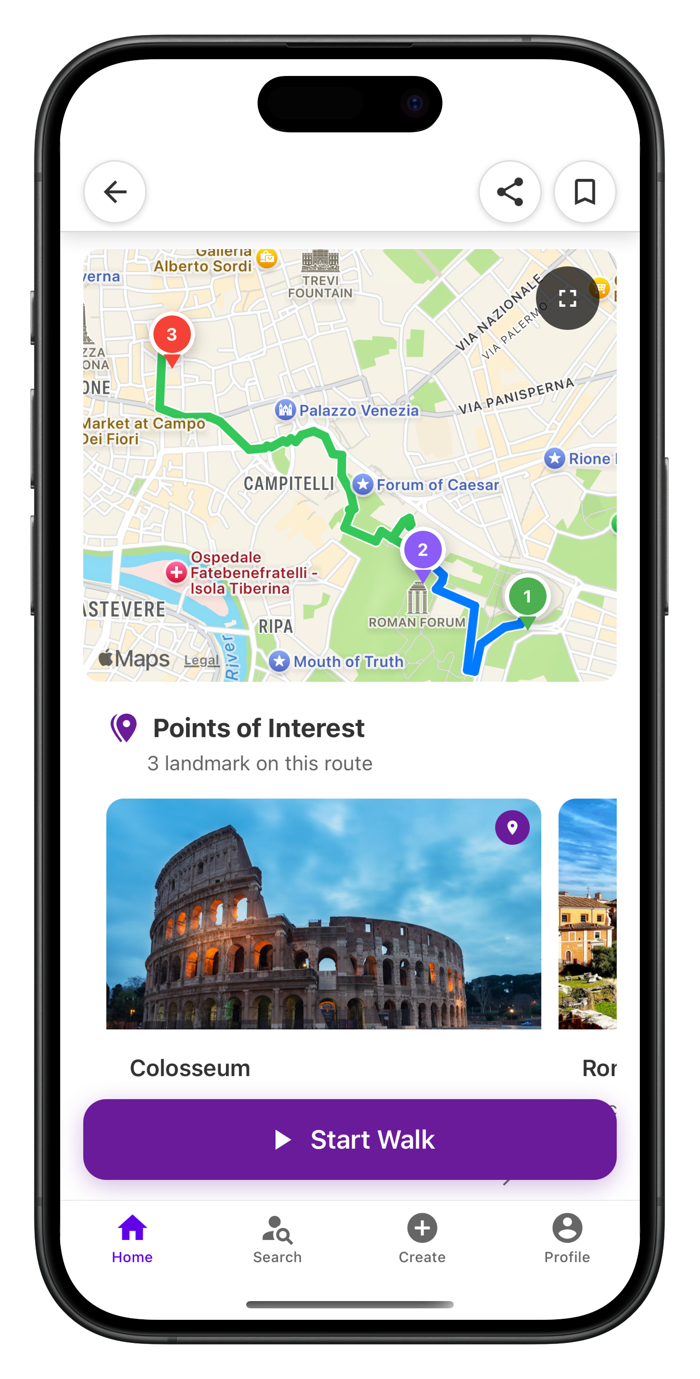 WalksWays App - Route Discovery